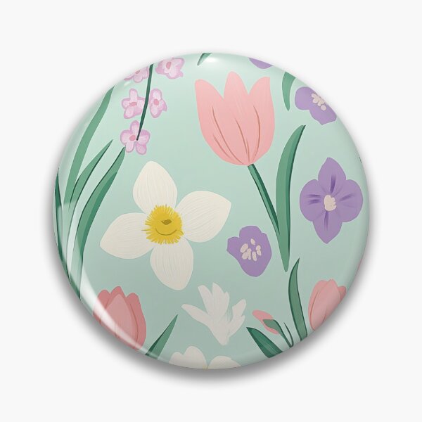 Item preview, spring-themed floral pattern designed and sold by zirconp.