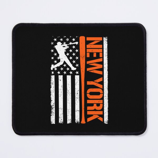 Item preview, New York Retro Baseball Lover Met NY US Flag designed and sold by MapMitchell.