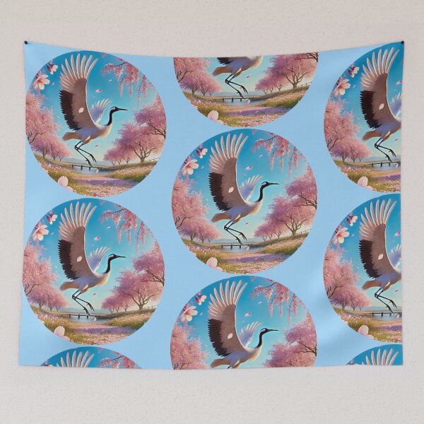Item preview, The Dance of the Crane designed and sold by GlassPenny.