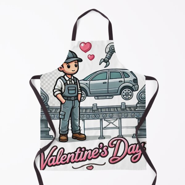 Item preview, ''Valentine's Day car Factory Love'' designed and sold by lopatowski ART.