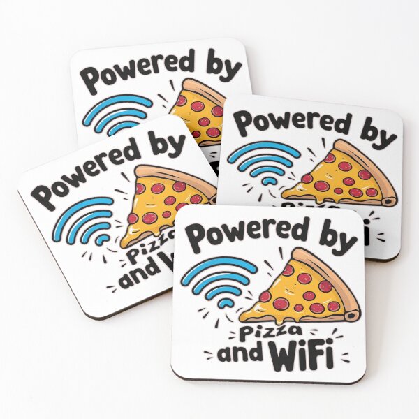 Item preview, Powered by Pizza and WiFi designed and sold by RvinJo8.