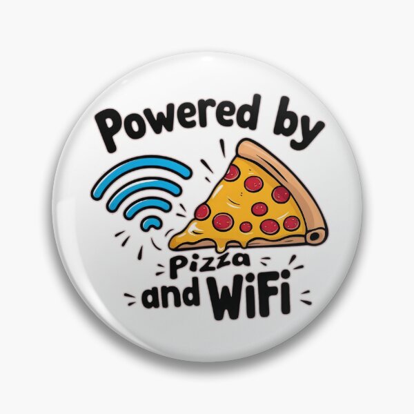 Item preview, Powered by Pizza and WiFi designed and sold by RvinJo8.