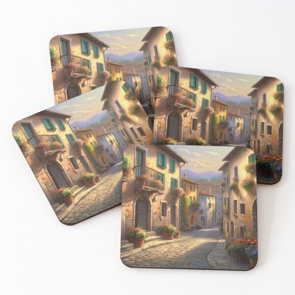 Item preview, Summer Serenity Along Cobblestone Paths designed and sold by BlareBlare.