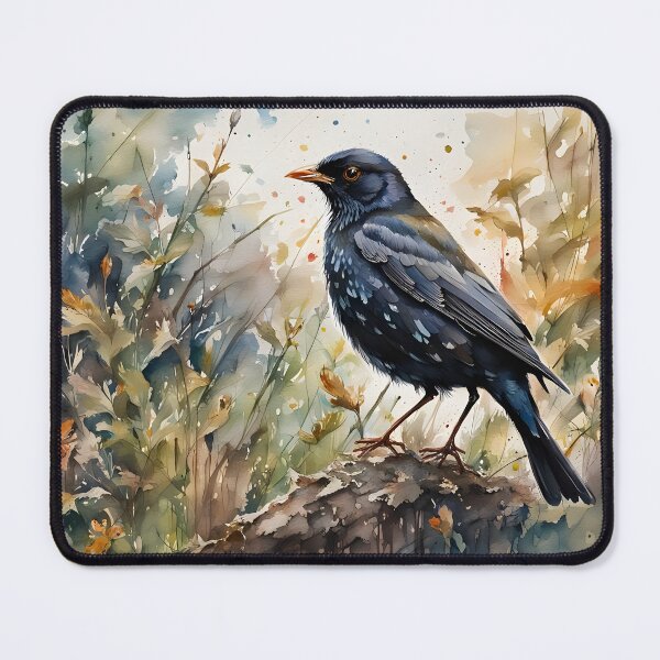 Item preview, Blackbird - British Garden Birds designed and sold by Country-Artist.