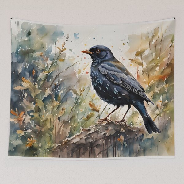 Item preview, Blackbird - British Garden Birds designed and sold by Country-Artist.