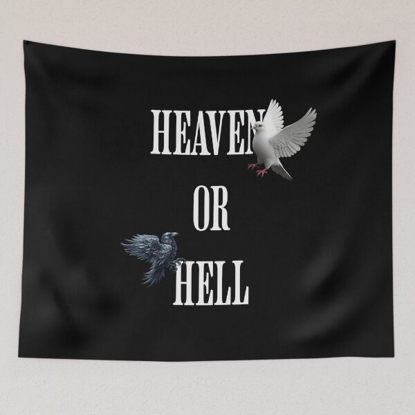 Item preview, HEAVEN OR HELL designed and sold by AJCIShop.