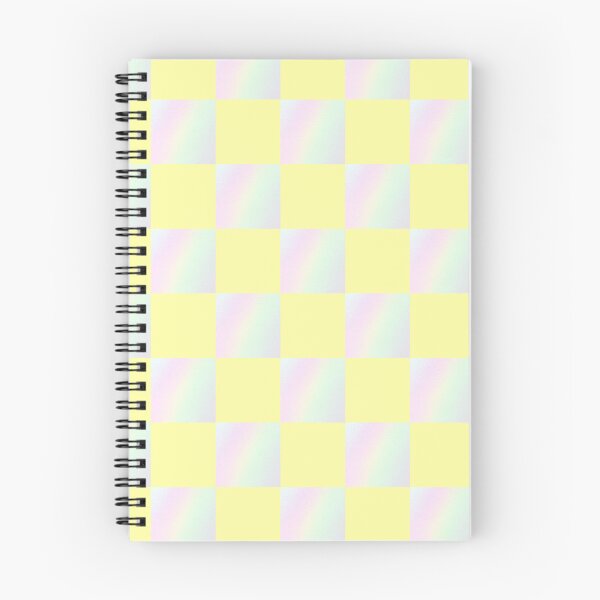 Item preview, Yellow and iridescent colors check abstract pattern | soft color yellow cheerful checker from photos designed and sold by lausn.
