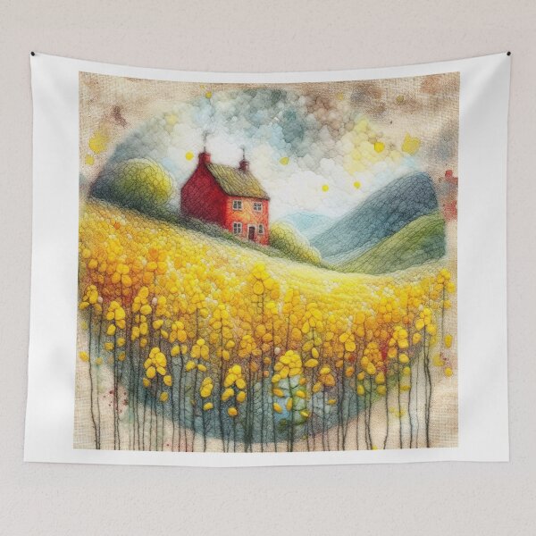 Item preview, Blooming Fields by Felt Art designed and sold by Beyondnote-Art.