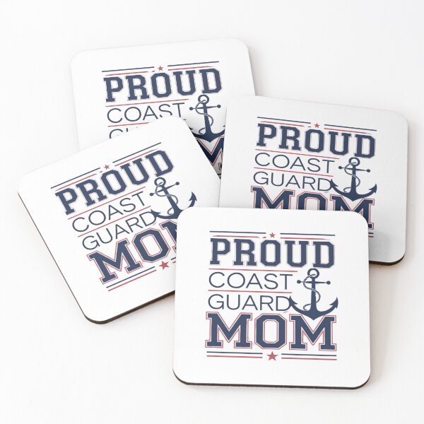 Item preview, proud coast guard mom designed and sold by Mateusz Majcherek.