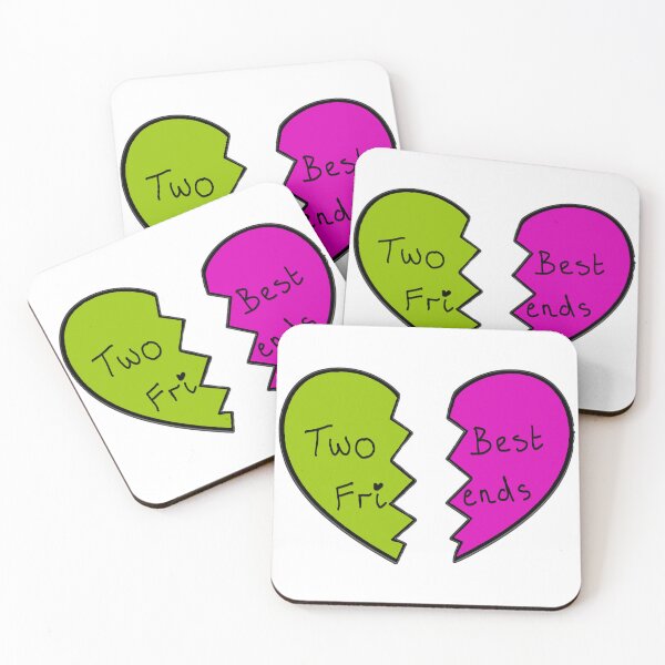 Item preview, Wicked, Two best friends, split heart  designed and sold by cherrynat1.