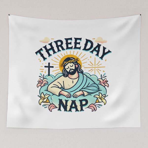 Item preview, three day nap jesus designed and sold by Mateusz Majcherek.