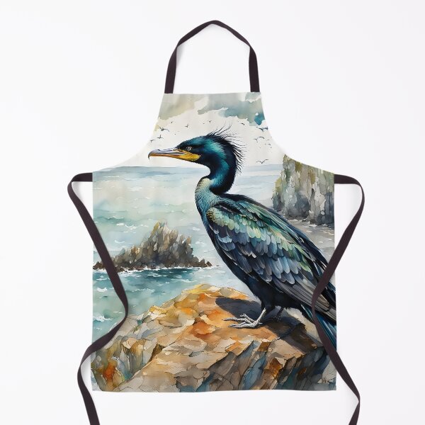 Item preview, Cormorant - British Coastal Birds designed and sold by Country-Artist.