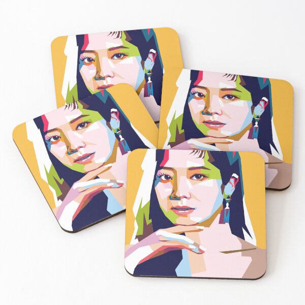 Artikelvorschau, Dahyun Popart Porträt Dubu entworfen und verkauft von Ekira Pop Pixel.