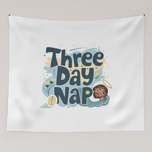 Item preview, three day nap jesus designed and sold by Mateusz Majcherek.