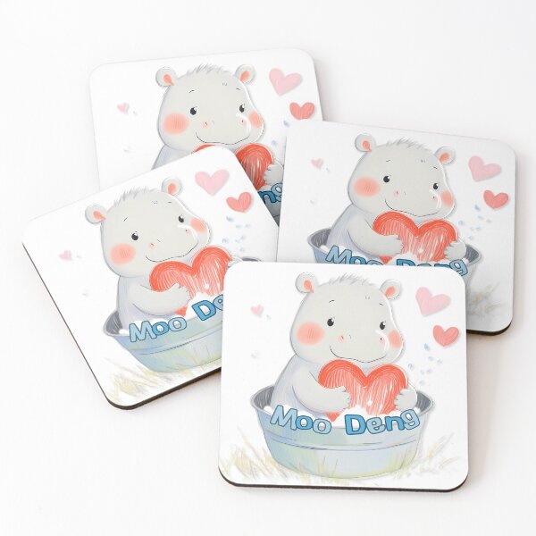 Item preview, A baby pygmy hippo named "Moo Deng" in Thailand. designed and sold by kankan22.
