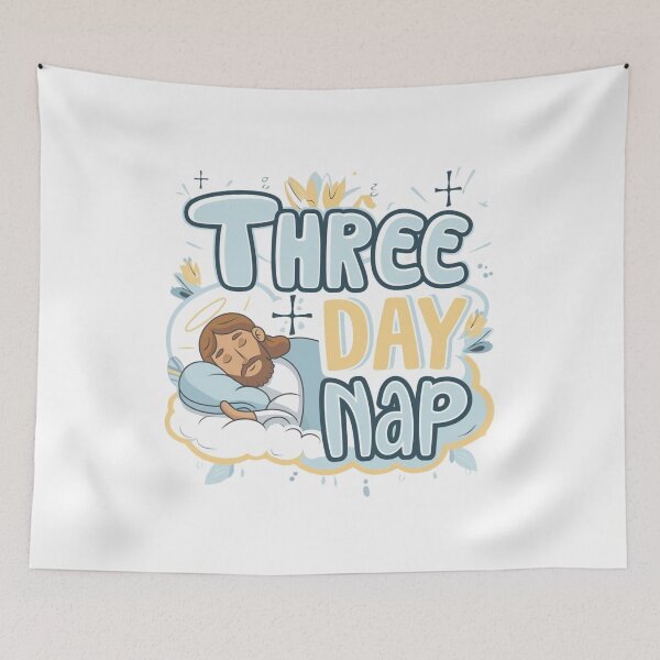 Item preview, three day nap jesus designed and sold by Mateusz Majcherek.