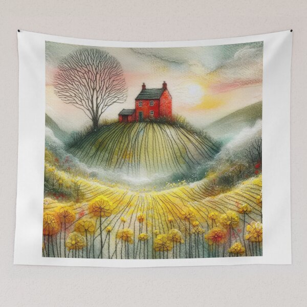 Item preview, Blooming Fields by Felt Art designed and sold by Beyondnote-Art.