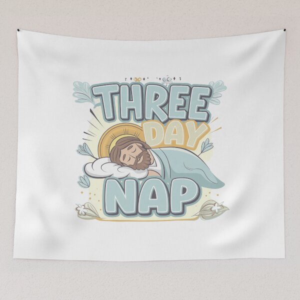 Item preview, three day nap jesus designed and sold by Mateusz Majcherek.