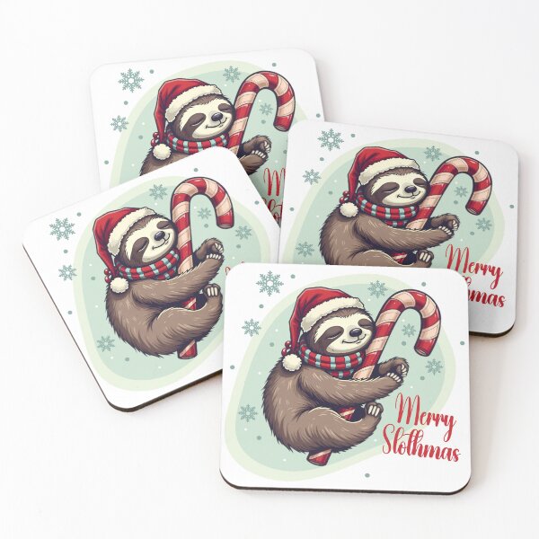 Item preview, Merry Slothmas - Slow and Cozy Holiday  designed and sold by Blok45.