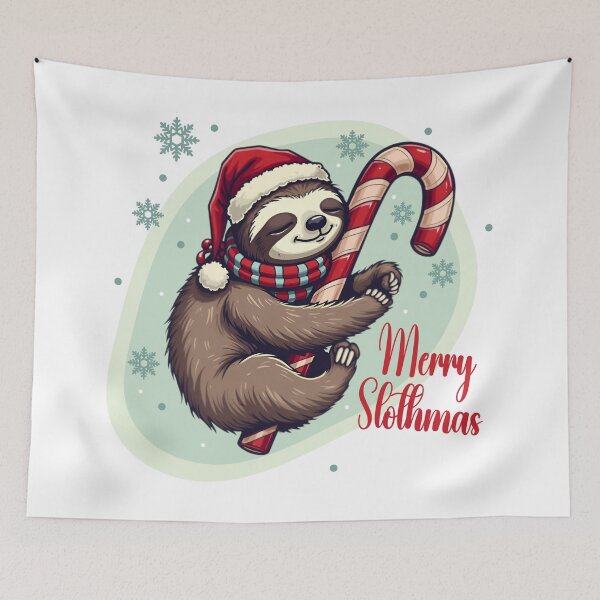 Item preview, Merry Slothmas - Slow and Cozy Holiday  designed and sold by Blok45.