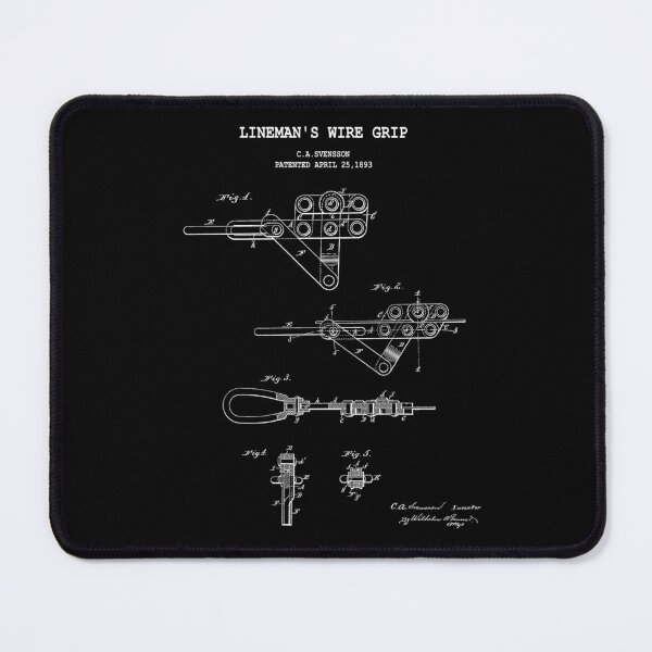 Item preview, Lineman's Wire Grip designed and sold by PATENT PRINTS.
