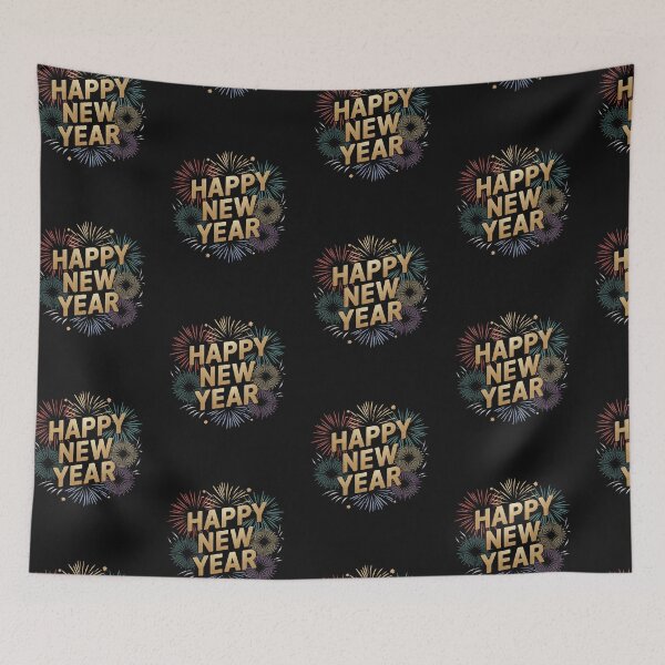 Item preview,  Happy new year 2025 typography  designed and sold by marfanna.