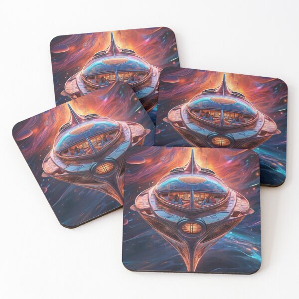 Item preview, Futuristic Spacecraft in the Heart of the Galaxy designed and sold by KilianSzmid.