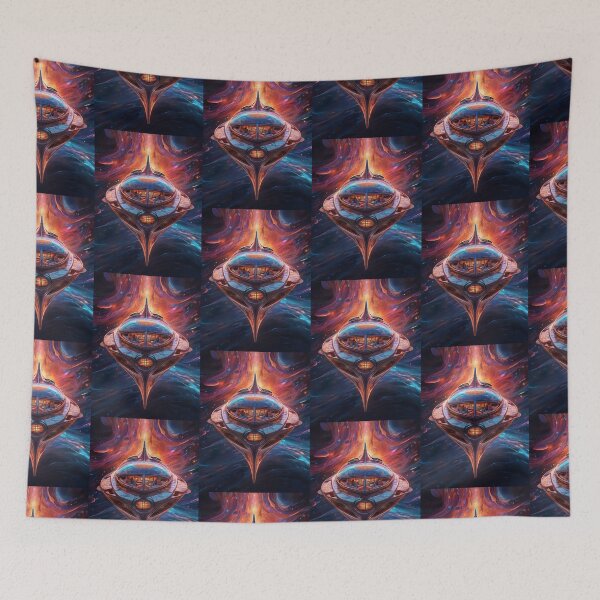 Item preview, Futuristic Spacecraft in the Heart of the Galaxy designed and sold by KilianSzmid.