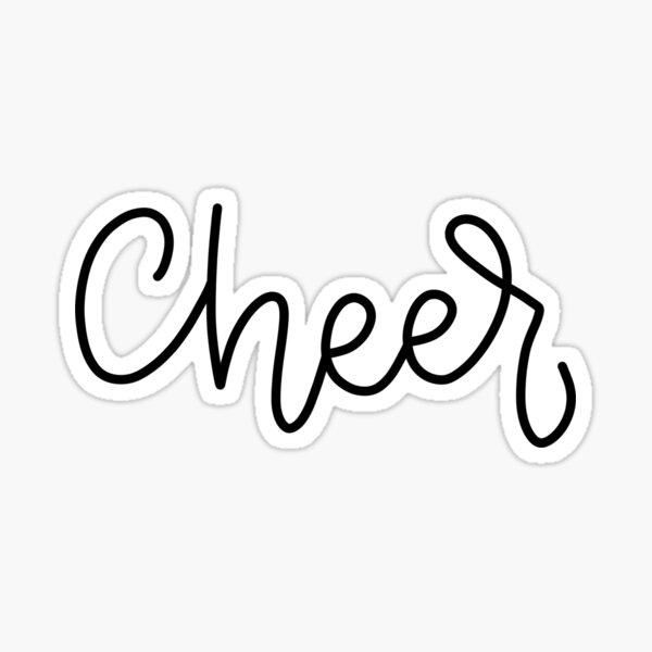 Cheer Sticker