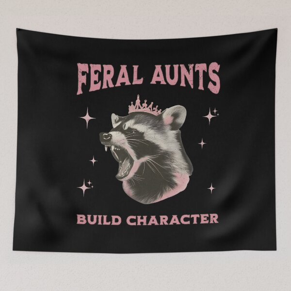 Item preview, Feral Aunts Build Character Possum Cool Aunts Club designed and sold by Wisppiaa.