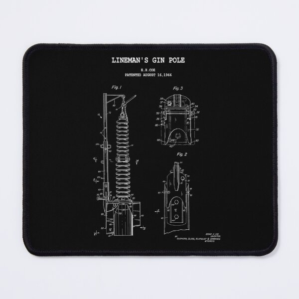 Item preview, Lineman's Gin Pole designed and sold by PATENT PRINTS.