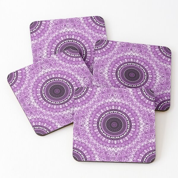 Item preview, Decorative Mandala Pattern in Mauve Pink designed and sold by Artistestella.