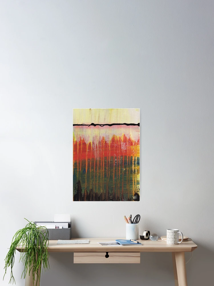 Thumbnail 2 of 3, Poster, Earthy Abstract Design By Rafi Perez designed and sold by Rafiwashere.