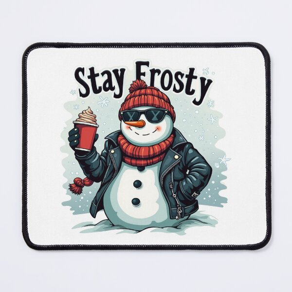 Item preview, Feeling Kinda Frosty Cool Snowman Xmas designed and sold by Blok45.
