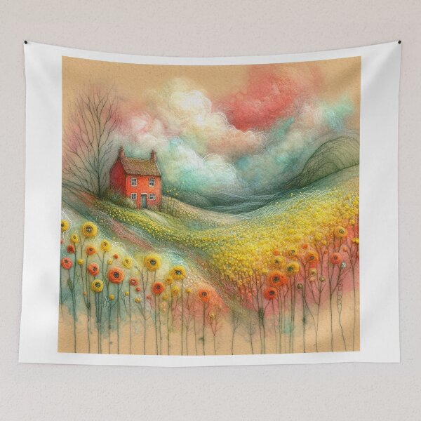 Item preview, Blooming Fields by Felt Art designed and sold by Beyondnote-Art.