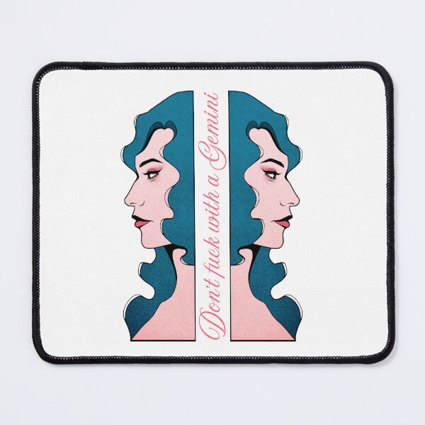 Item preview, Do Not Fuck with a Gemini | Pink and Teal designed and sold by ObsidianDaz.