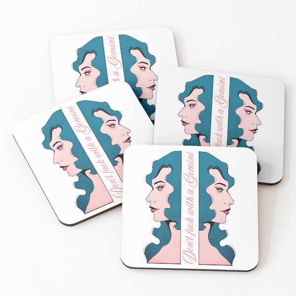 Item preview, Do Not Fuck with a Gemini | Pink and Teal designed and sold by ObsidianDaz.