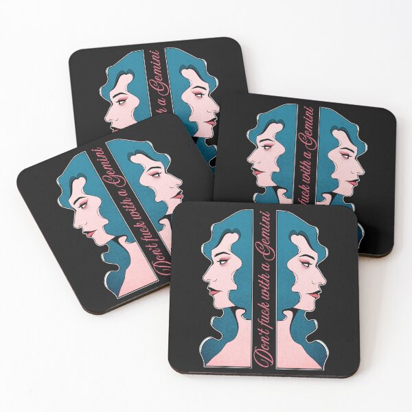 Item preview, Do Not Fuck with a Gemini | Pink and Teal designed and sold by ObsidianDaz.