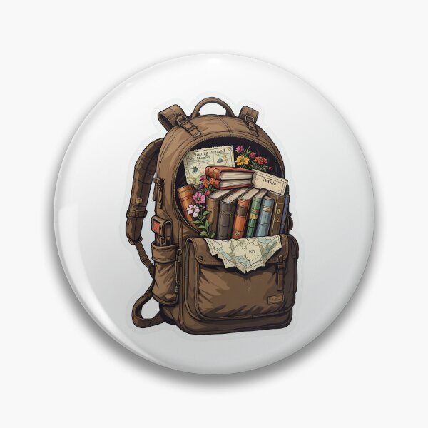 Item preview, Floral Backpack of Adventures designed and sold by MagicWander.