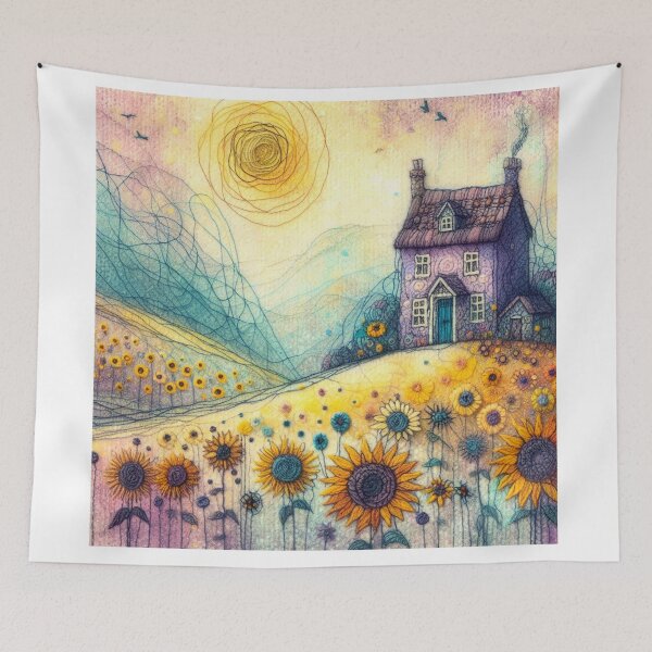 Item preview, Blooming Fields by Felt Art designed and sold by Beyondnote-Art.