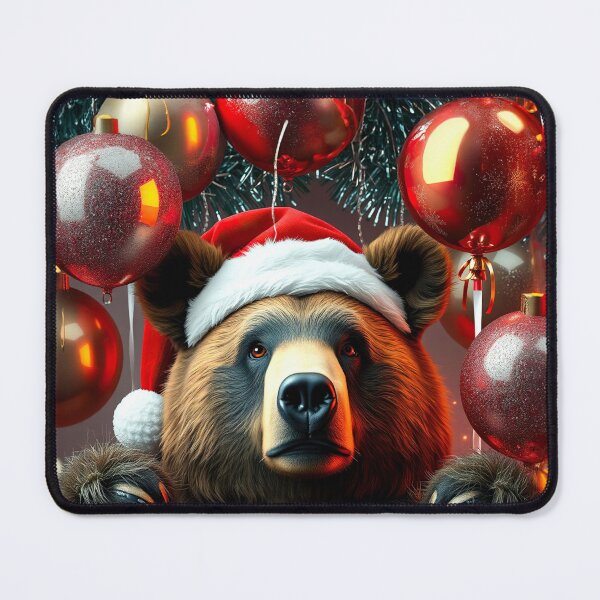 Item preview, Merry Christmas Bear Happy Holidays Bear designed and sold by Ray's Photos & Art.