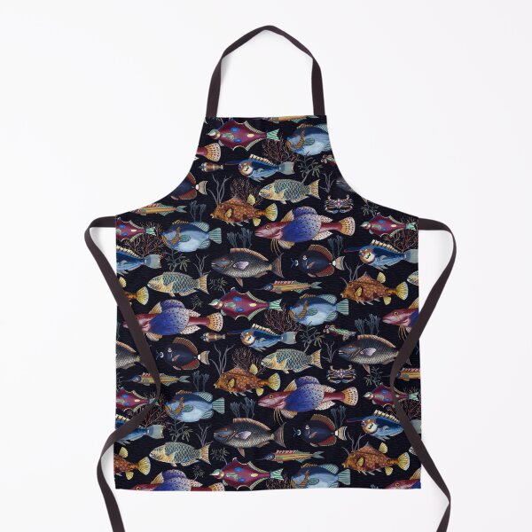 Item preview, Oceania Blooming Reef - Tropical Elegance - Midnight Black designed and sold by UtArt.