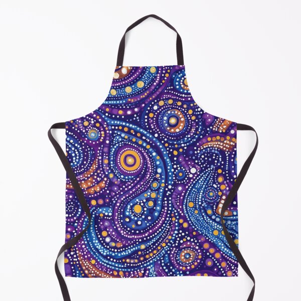Item preview, Aboriginal Inspired Dot Art - Journey Blue designed and sold by GrinGalore.