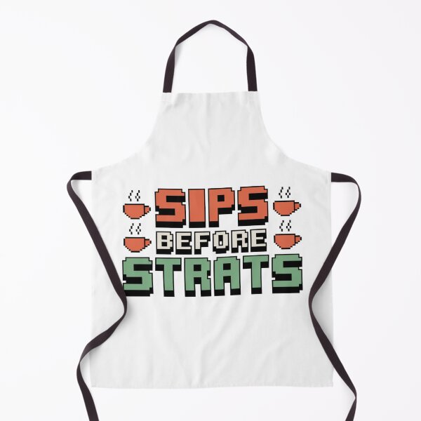 Item preview, Sips Before Strats designed and sold by 8bitdecalworld.