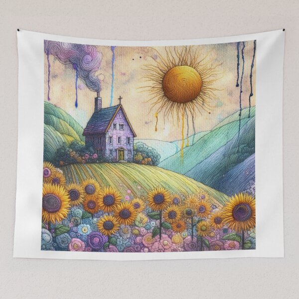 Item preview, Blooming Fields by Felt Art designed and sold by Beyondnote-Art.