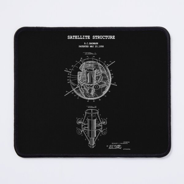 Aperçu de l'œuvre Structure satellitaire créée et vendue par PATENT PRINTS.