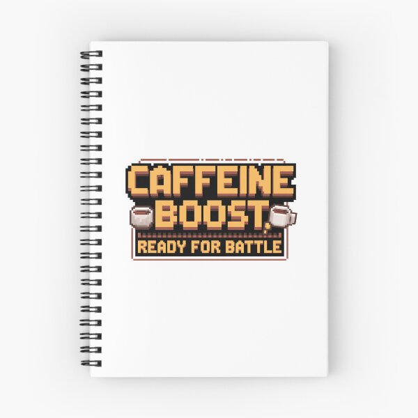 Item preview, Caffeine Boost, Ready for Battle designed and sold by 8bitdecalworld.