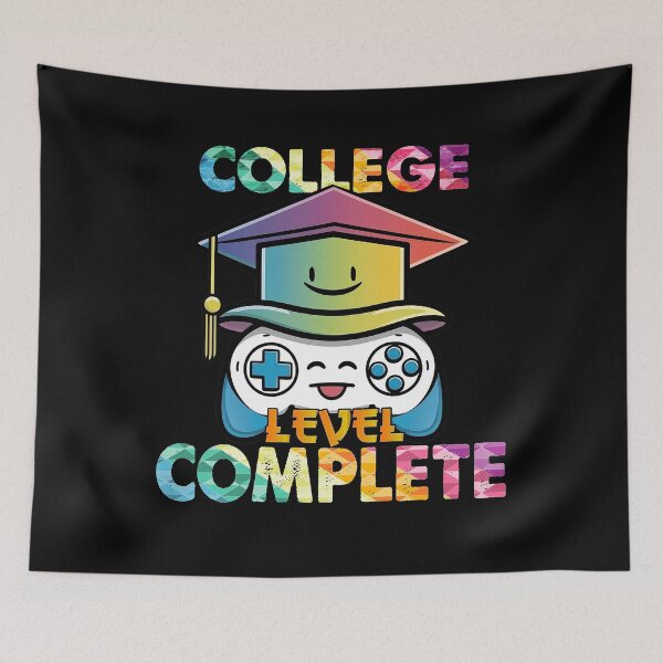 Item preview, College Level Complete Videogame controller Graduation Hat  designed and sold by Smix Pixels.