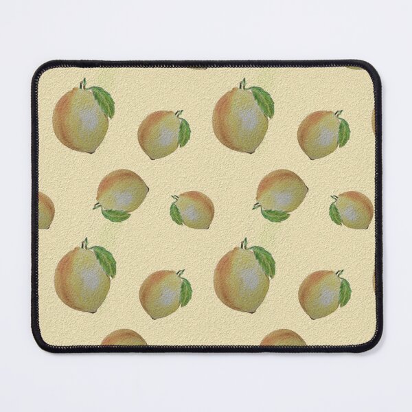 Item preview, Lemon and Leaf Oil Pastel Hand Drawing Seamless Pattern designed and sold by Colormarch.