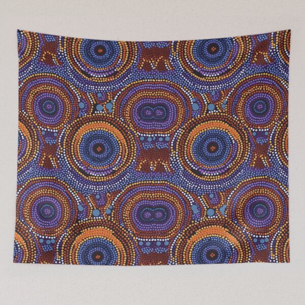 Item preview, Aboriginal Inspired Dot Art - Millstones designed and sold by GrinGalore.